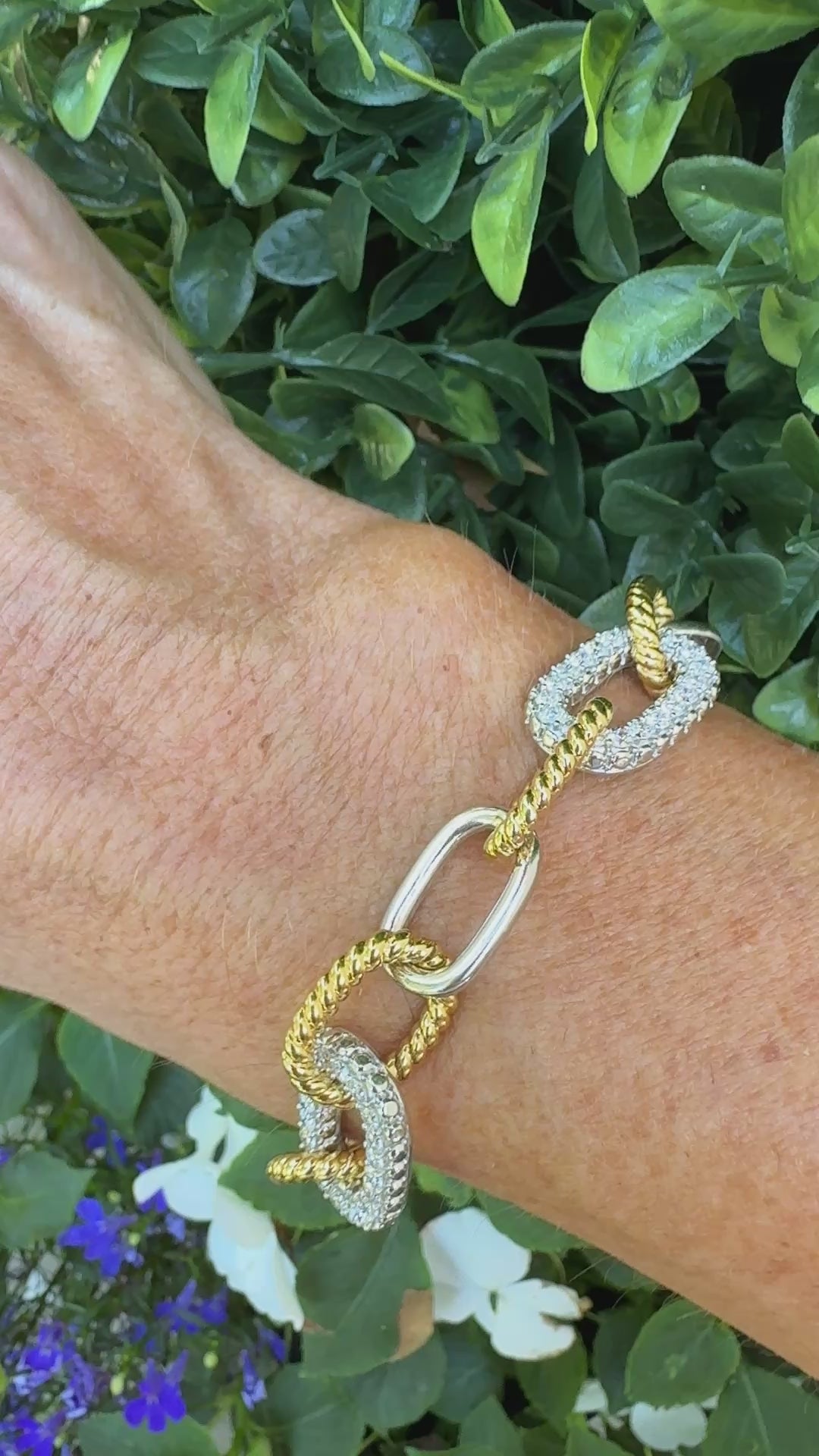 2.00 CTW Lab Grown Diamond Link Bracelet