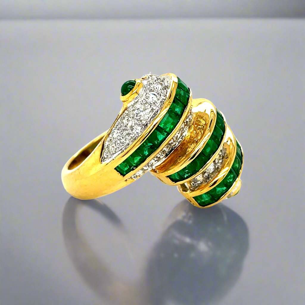 Prestige Emerald and Diamond Ring